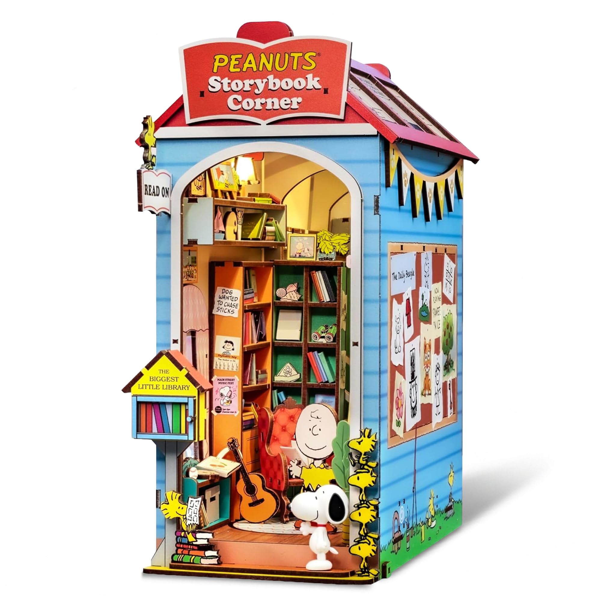 Amazon.com: Hands Craft Peanuts Storybook Corner Book Nook Kit